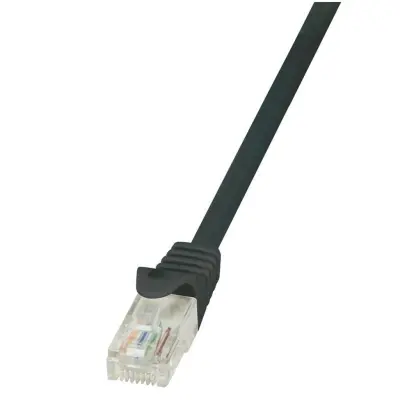 KABEL PATCH UTP Cat 6   5,00m  RJ45 1Gbit LogiLink - črn (CP2073U)