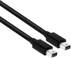 club3D Mini-DisplayPort priključni kabel mini DisplayPort  vtič\, mini DisplayPort  vtič 2.00 m črna CAC-1164 #####8K UHD DisplayPort kabel