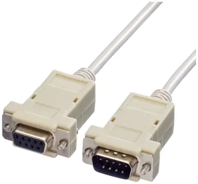 Value serijski priključni kabel [1x 9-polni moški konektor D-Sub - 1x 9-polni ženski konektor D-Sub] 3.00 m siva