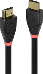 LINDY HDMI priključni kabel HDMI-A  vtič\, HDMI-A  vtič 10.00 m črna 41071 pozlačeni konektorji HDMI kabel