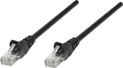 Intellinet 735940 RJ45 omrežni kabel\, Patch kabel CAT 6 S/FTP 20.00 m črna pozlačeni konektorji 1 kos