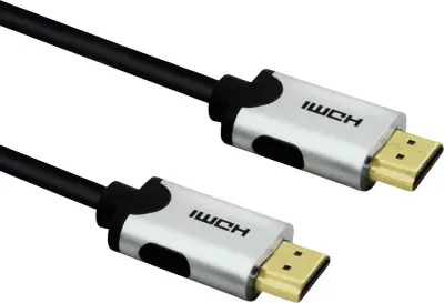 Value HDMI priključni kabel HDMI-A  vtič\, HDMI-A  vtič 1.00 m črna 11.99.5940 #####10K UHD\, #####8K UHD\, dvojno oklopljen HDMI kabel