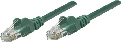 Intellinet 735223 RJ45 omrežni kabel\, Patch kabel CAT 6 S/FTP 0.50 m zelena pozlačeni konektorji 1 kos