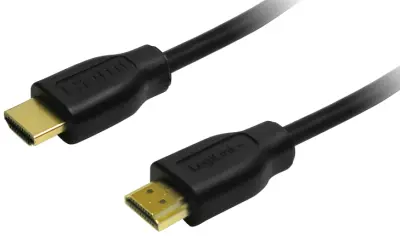 LogiLink HDMI priključni kabel HDMI-A  vtič\, HDMI-A  vtič 10.00 m črna CH0053 #####4K UHD HDMI kabel