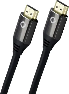 Oehlbach HDMI priključni kabel HDMI-A  vtič\, HDMI-A  vtič 2.00 m črna D1C92493 #####8K UHD HDMI kabel