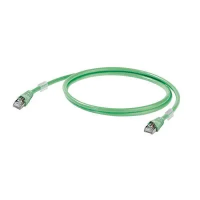 Weidmüller 1251590010 RJ45 omrežni kabel\, Patch kabel CAT 6a S/FTP 1.00 m zelena UL-certificirano 1 kos