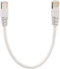 Rutenbeck 21500600 RJ45 omrežni kabel\, Patch kabel cat 6a S/FTP 10.00 m siva ognjevaren 1 kos