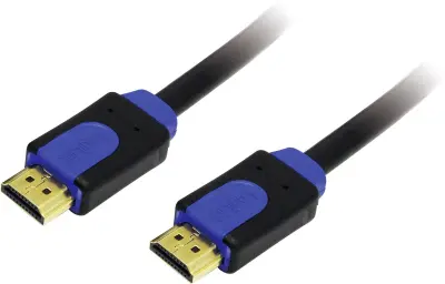 LogiLink HDMI priključni kabel HDMI-A  vtič\, HDMI-A  vtič 10.00 m črna CHB1110 #####4K UHD HDMI kabel
