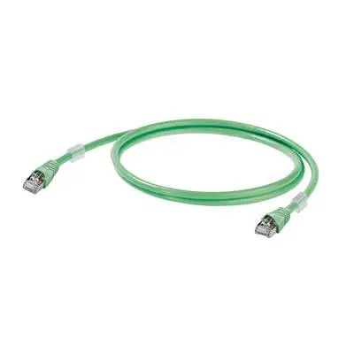 Weidmüller 1251590015 RJ45 omrežni kabel\, Patch kabel CAT 6a S/FTP 1.50 m zelena UL-certificirano 1 kos
