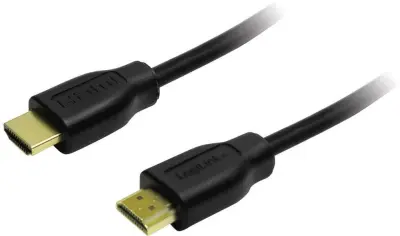 LogiLink HDMI priključni kabel HDMI-A  vtič\, HDMI-A  vtič 7.50 m črna CH0045 #####4K UHD HDMI kabel