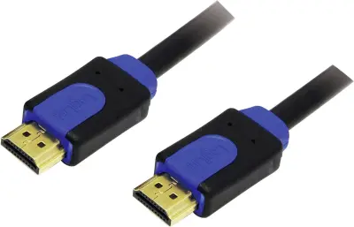 LogiLink HDMI priključni kabel HDMI-A  vtič\, HDMI-A  vtič 1.00 m črna CHB1101 #####4K UHD HDMI kabel
