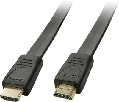 LINDY HDMI priključni kabel HDMI-A  vtič\, HDMI-A  vtič 0.50 m črna 36995  HDMI kabel