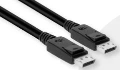 club3D DisplayPort priključni kabel DisplayPort  vtič\, DisplayPort  vtič 1.00 m črna CAC-2067 ognjevaren\, Ultra HD (8K) DisplayPort kabel