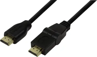 LogiLink HDMI priključni kabel HDMI-A  vtič\, HDMI-A  vtič 1.80 m črna CH0052 #####4K UHD HDMI kabel