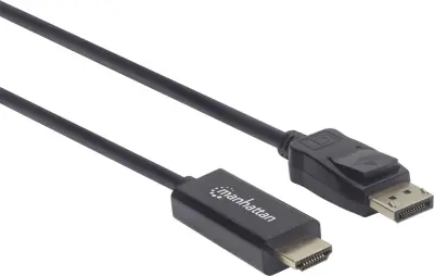 Manhattan DisplayPort / HDMI adapterski kabel DisplayPort  vtič\, HDMI-A  vtič 1.00 m črna 152662  DisplayPort kabel