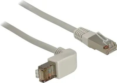 Delock 83516 RJ45 omrežni kabel\, Patch kabel CAT 5e S/FTP 2.00 m siva  1 kos