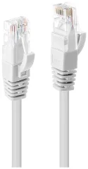 LINDY 48099 RJ45 omrežni kabel\, Patch kabel CAT 6 U/UTP 20.00 m bela  1 kos