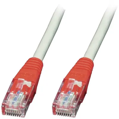 LINDY 48139 RJ45 omrežni kabel\, Patch kabel CAT 6 U/UTP 3.00 m siva  1 kos