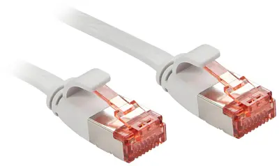 LINDY 47554 RJ45 omrežni kabel\, Patch kabel CAT 6 U/FTP 5.00 m siva  1 kos
