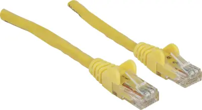Intellinet 342353 RJ45 omrežni kabel\, Patch kabel CAT 6 U/UTP 1.50 m rumena  1 kos