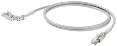 Weidmüller 2703330050 RJ45 omrežni kabel\, Patch kabel CAT 6a S/FTP 5.00 m siva  1 kos
