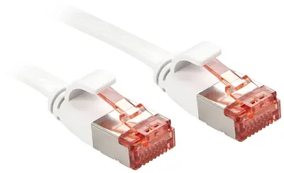 LINDY 47563 RJ45 omrežni kabel\, Patch kabel CAT 6 U/FTP 3.00 m bela  1 kos