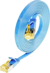 Wirewin 9120042365354 RJ45 omrežni kabel\, Patch kabel CAT 6a S/STP 2.00 m modra  1 kos