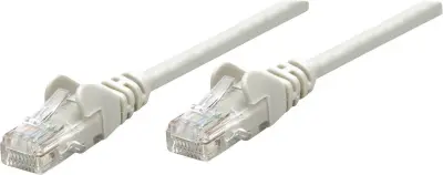 Intellinet 340427 RJ45 omrežni kabel\, Patch kabel CAT 6 U/UTP 0.50 m siva  1 kos