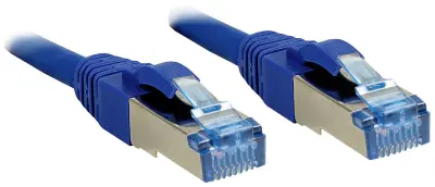 LINDY 47149 RJ45 omrežni kabel\, Patch kabel CAT 6a S/FTP 2.00 m modra  1 kos