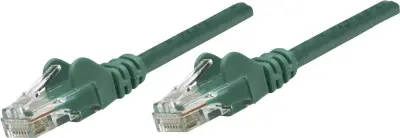 Intellinet 343763 RJ45 omrežni kabel\, Patch kabel CAT 6 U/UTP 10.00 m zelena  1 kos