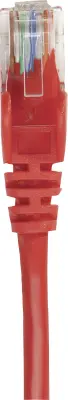 Intellinet 737326 RJ45 omrežni kabel\, Patch kabel CAT 5e U/UTP 0.25 m rdeča  1 kos