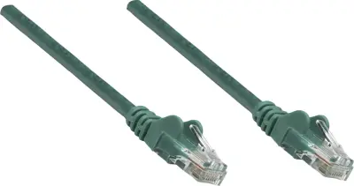 Intellinet 342483 RJ45 omrežni kabel\, Patch kabel CAT 6 U/UTP 1.50 m zelena  1 kos