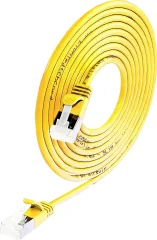 Wirewin 9120046985596 RJ45 omrežni kabel\, Patch kabel CAT 6a S/STP 3.00 m rumena  1 kos
