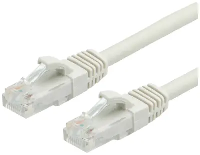 Value 21.99.0210 RJ45 omrežni kabel\, Patch kabel CAT 6 U/UTP 10.00 m siva  1 kos