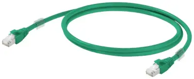Weidmüller 1251590035 RJ45 omrežni kabel\, Patch kabel CAT 6a S/FTP 3.50 m zelena  1 kos