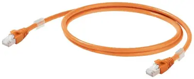 Weidmüller 2563810030 RJ45 omrežni kabel\, Patch kabel CAT 6a S/FTP 3.00 m oranžna  1 kos