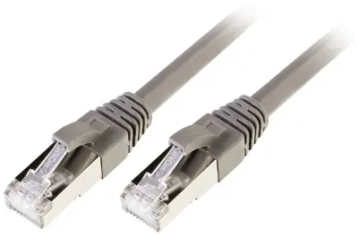 LINDY 47220 RJ45 omrežni kabel\, Patch kabel cat 6 S/FTP 30.00 m antracitna  1 kos