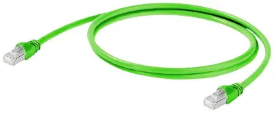 Weidmüller 2814800010 RJ45 omrežni kabel\, Patch kabel CAT 5 SF/UTP 1.00 m zelena  1 kos