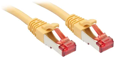 LINDY 47769 RJ45 omrežni kabel\, Patch kabel CAT 6 S/FTP 15.00 m rumena  1 kos