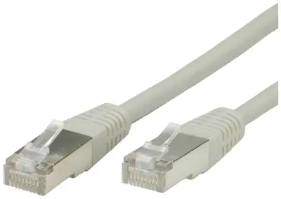 Value 21.99.0805 RJ45 omrežni kabel\, Patch kabel CAT 6 S/FTP 5.00 m siva  1 kos