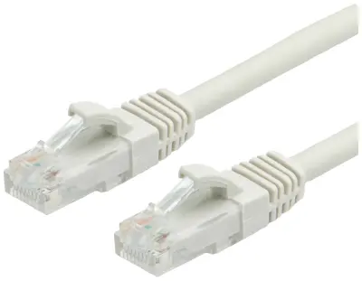 Value 21.99.0874 RJ45 omrežni kabel\, Patch kabel CAT 6a U/UTP 0.30 m siva  1 kos
