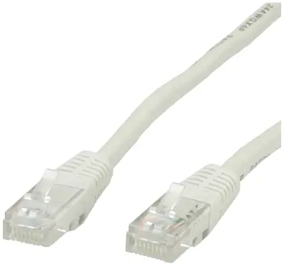 Value 21.99.0501 RJ45 omrežni kabel\, Patch kabel CAT 5e U/UTP 1.00 m siva  1 kos