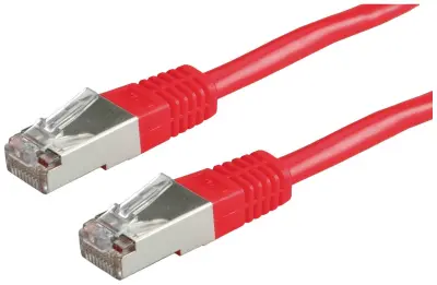 Roline 21.15.0351 RJ45 omrežni kabel\, Patch kabel CAT 5e S/FTP 3.00 m rdeča  1 kos