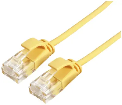 Roline 21.15.3926 RJ45 omrežni kabel\, Patch kabel CAT 6a U/UTP 3.00 m rumena  1 kos