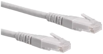 Roline 21.15.0932 RJ45 omrežni kabel\, Patch kabel CAT 6 U/UTP 2.00 m siva  1 kos