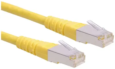 Roline 21.15.1372 RJ45 omrežni kabel\, Patch kabel CAT 6 S/FTP 7.00 m rumena  1 kos