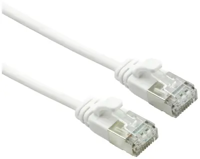 Roline 21.15.1713 RJ45 omrežni kabel\, Patch kabel cat 6a F/UTP 3.00 m bela  1 kos