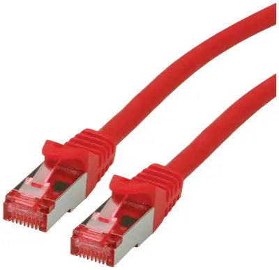 Roline 21.15.2615 RJ45 omrežni kabel\, Patch kabel CAT 6 S/FTP 5.00 m rdeča  1 kos