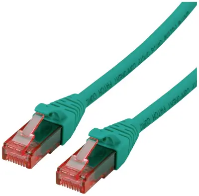 Roline 21.15.2532 RJ45 omrežni kabel\, Patch kabel cat 6 U/UTP 2.00 m zelena  1 kos