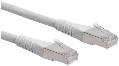 Roline 21.15.0845 RJ45 omrežni kabel\, Patch kabel CAT 6 S/FTP 15.00 m siva  1 kos